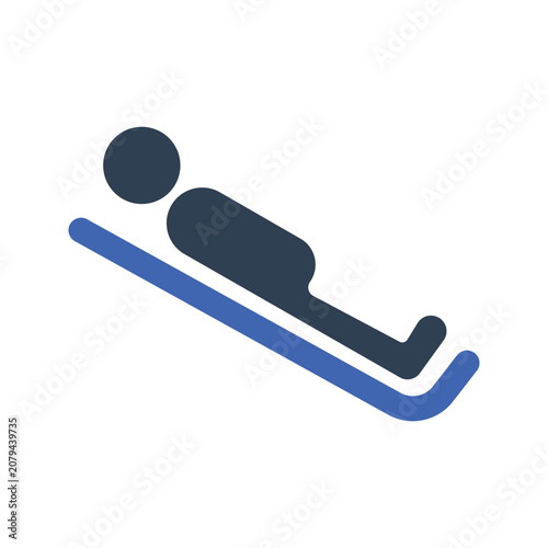 Snowboard Jump Vector Icon