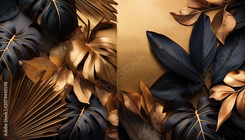 Luxury Nature Botanical Background