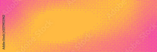 Peach pink pixelated bitmap gradient texture background. Retro pixel art, glitch dither pattern, 8 bit background. Halftone fade duotone border for arcade video game. Vector illustration