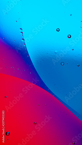 Abstract oil and water liquid pattern vibrant