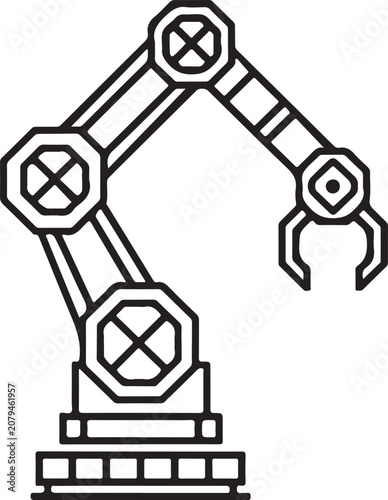 Advanced Industrial Robotic Arm for Modern Manufacturing Production