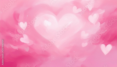 Pink Texture Background With Love Background Pastel Watercolor Paint