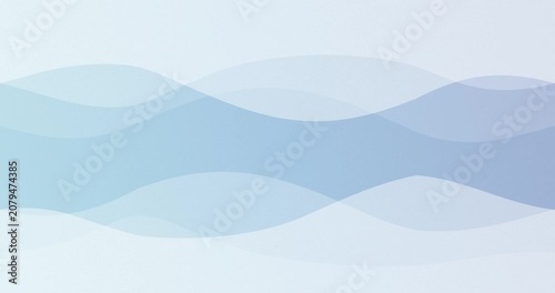 Abstract Gray Blue Wavy Flat Design Background Animation Loop with Copy Space 60 fps