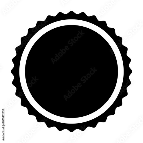 star badge silhouette