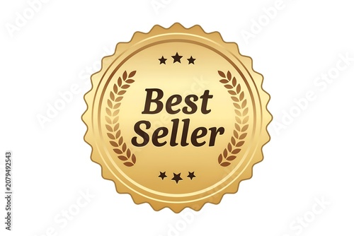 Gold Best Seller Badge