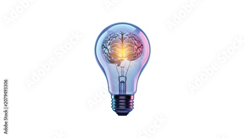 Innovative Light Bulb Idea Concept