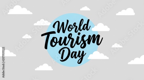 Minimal World Tourism Day Banner