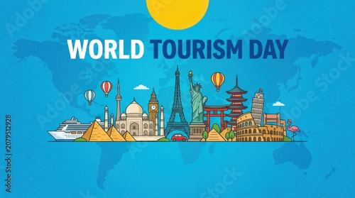 World Tourism Day Skyline Banner