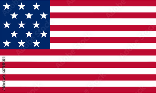 American or United States of America national Flag in high resolution