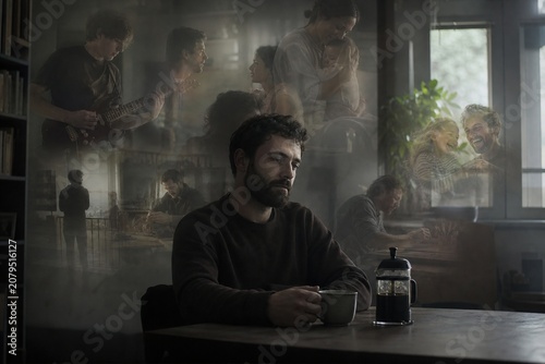 Whispers of yesterday linger, a silent testament to a spirit's quiet weariness