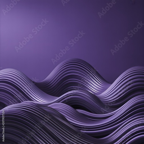 Fantasy Purple Mountain Landscape with Reflective Lake Representing Dreamlike Nature Scenic Wilderness Surreal Environment and Digital Art Adventure Concept
