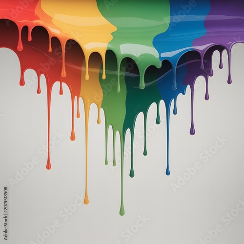 Colorful Paint Splash Explosion with Dynamic Liquid Motion Representing Creative Art Innovation Vibrant Design and Modern Abstract Fluid Illustration