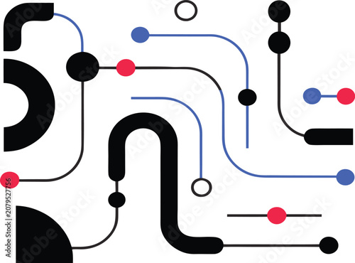 vector illustration of an abstract music background
