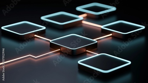 Minimal Finance Automation Background with Secure Payment Flows