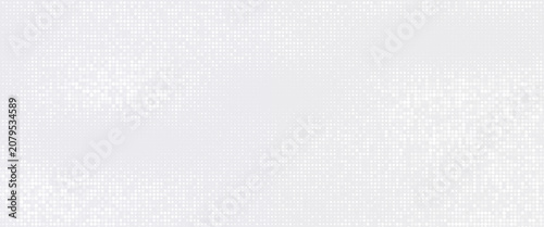 Vector abstract white and gray  background frame of geometric shapes. Circular ornament. Pattern of dots, particles, molecules, fragments. Poster for technology, medicine, presentations,