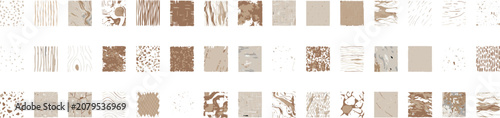 Фотография Collection of various texture samples