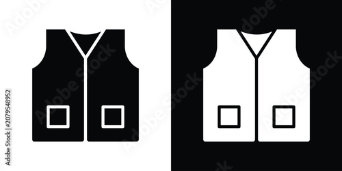 Quadro su tela Safety vest icon