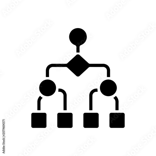 Organizational Hierarchy Structure Icon