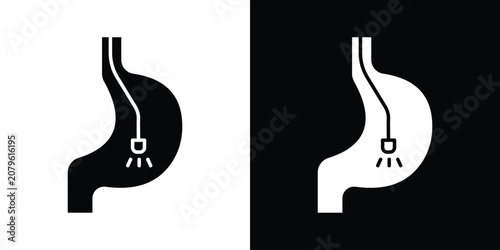 Obraz na płótnie Endoscopy icon