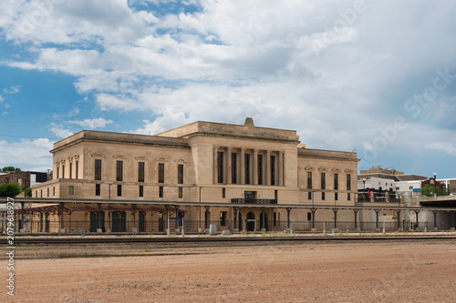Trackside Burlington Station Omaha Nebraska