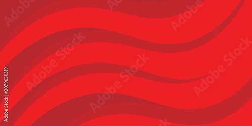 Abstract red wavy business background. Vector illustration