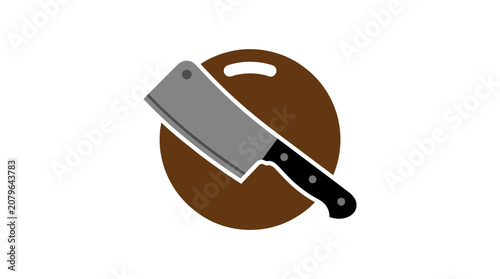 Butcher Knife Meat Cleaver Blade.