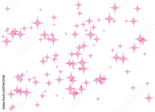 Pink sparkle stars background vector, magical glowing glitter effect, soft pastel starburst pattern for celebration and fairy tale design