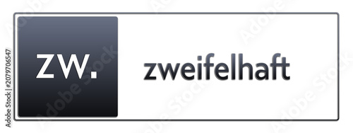 zw. - zweifelhaft - Jura Rechts Abkürzung