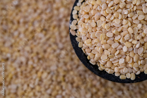 Photography White Urad Dal (Split Black Gram Without Skin) Close Up Photos