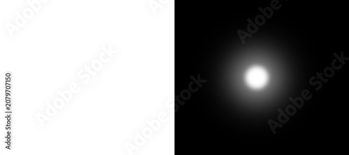 Tableau sur toile Realistic shadow and shadow effect