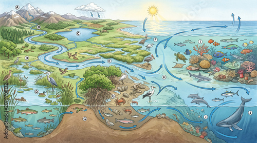 landscape of the sea