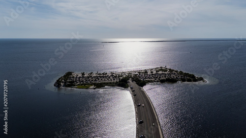 Canvastavla Tarpon Springs Florida Drone Aerial, Historic Sponge Docks & Waterfront Views
