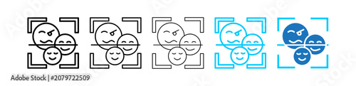 Foto Emotion Recognition defferent icon