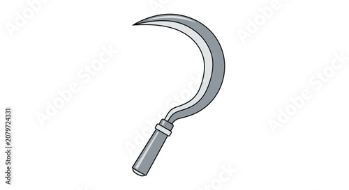 Foto Curved Sickle Tool for Harvesting and Farming