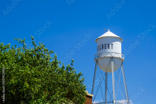 Foto Vintage water tower in Gilbert Arizona