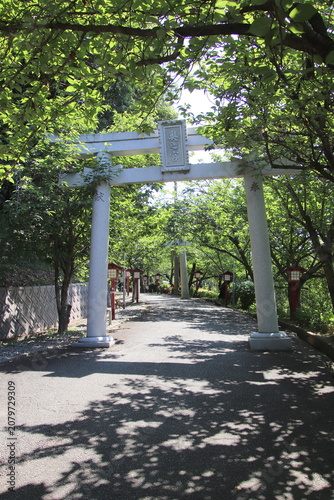 福津市の宮地嶽神社の奥宮参道