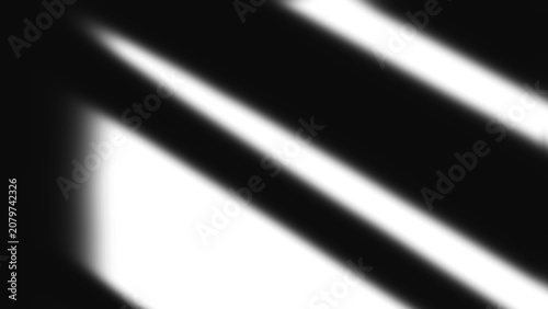 Obraz na plátně shadow overlay effects of realistic abstract windows shadow on transparent backg