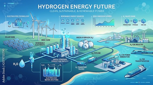 Hydrogen energy infrastructure and transportation future.