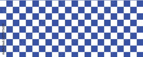 Abstract seamless geometric pattern featuring a classic light blue and white checkerboard or checkered grid design background.