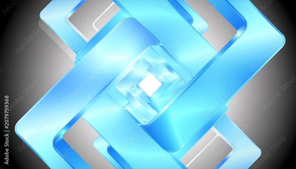 Fototapeta premium Abstract Geometric Light Formation Design.
