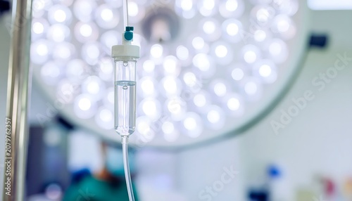Medical equipment in a modern hospital setting.
