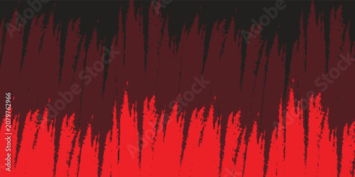 Obraz na plátně Abstract isolated fiery glowing particles on a black background fly up
