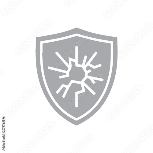Broken Shield Icon