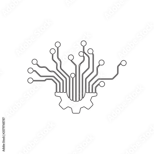 Cybernetic Gear Icon