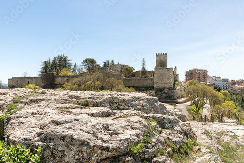 Natural Sigths of The Cerere Rock (Rocca di Cerere) in Enna, Sicily, Italy.