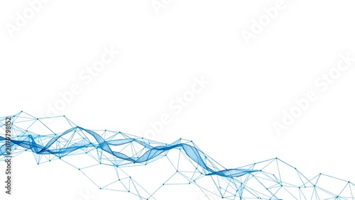 ESG and Sustainable Business Technology Background with Green Digital Network