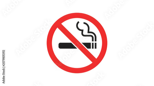 No Smoking Sign Prohibition Symbol