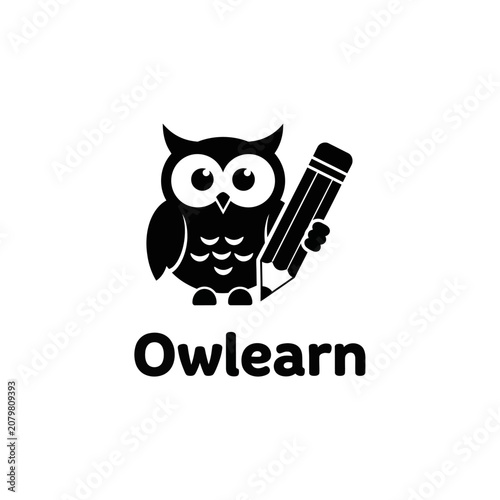 Owl Learning Education Symbol Icon.