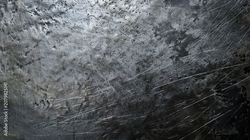 Aged pewter oxide scratches close up