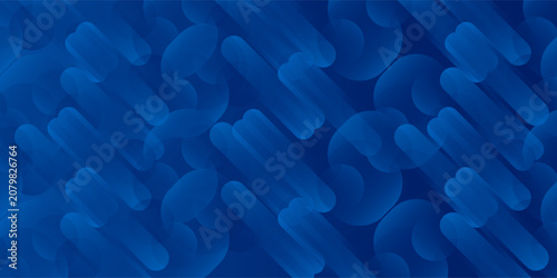 Photos Abstract blue background with glowing geometric lines